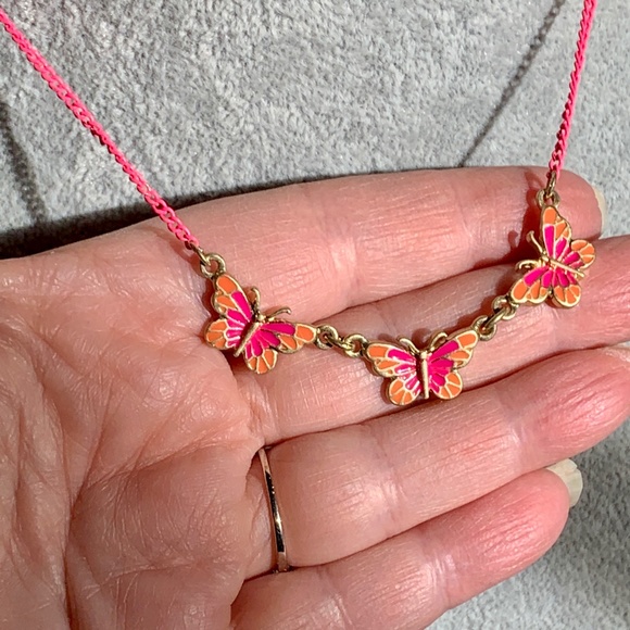 Stella & Dot - Butterflies - Three Pretty in Pink Butterflies Choker SpRiNg 🌸 - Picture 5 of 5